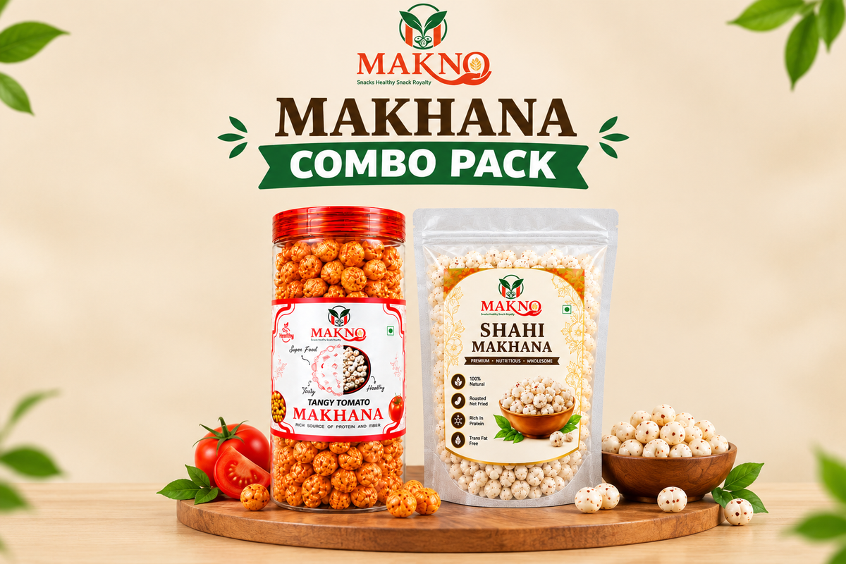MAKNO Combo Pack | Premium Roasted & Sahi Makhana