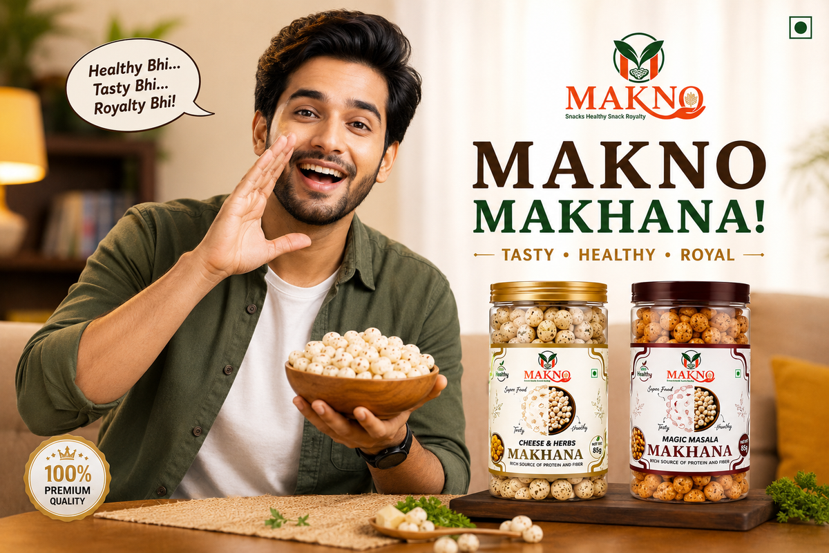 MAKNO Ultimate Makhana Combo Pack | 6 Premium Packs | 605g