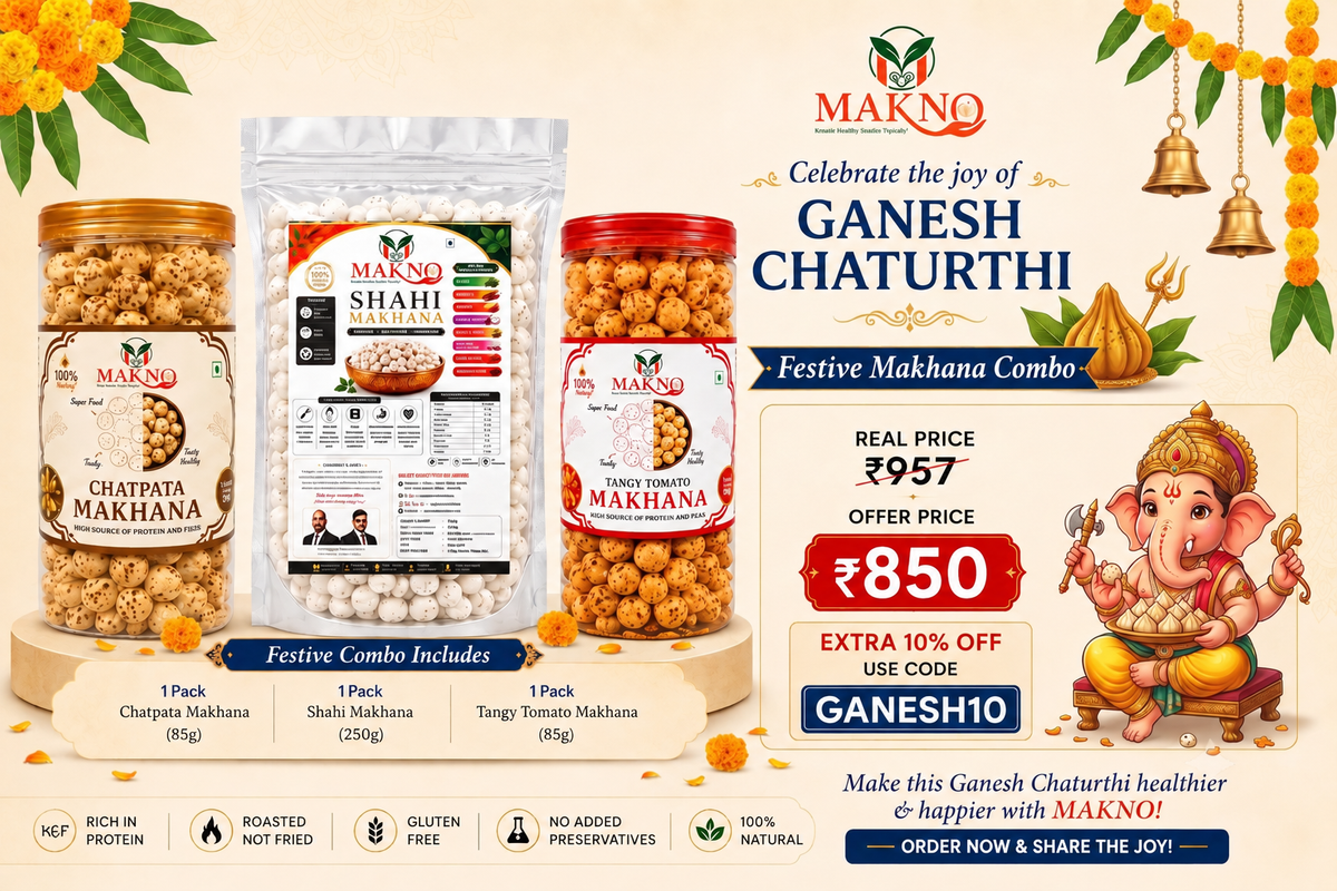 Ganesh Chaturthi Festive Makhana Combo β 3 Premium Flavours | βΉ850