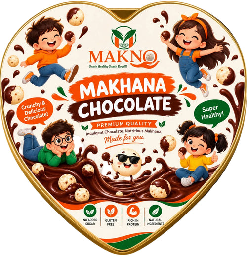 MAKNO Premium Chocolate Makhana gift box