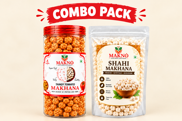 MAKNO Combo Pack | Premium Roasted & Sahi Makhana