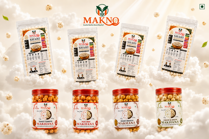 MAKNO Ultimate Makhana Combo Pack | 8 Premium Packs | 1.34kg