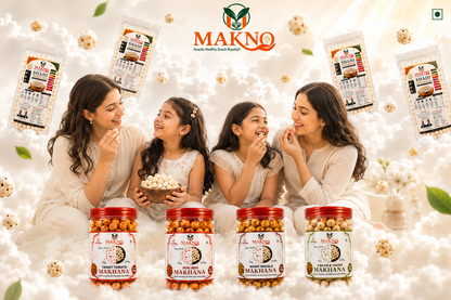 MAKNO Ultimate Makhana Combo Pack | 8 Premium Packs | 1.34kg