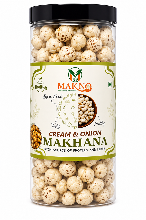 Makno Cream & Onion Flavour Makhana - 85g