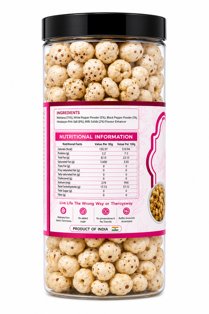 Himalayan Pink Salt  flavoured makhana by MAKNO